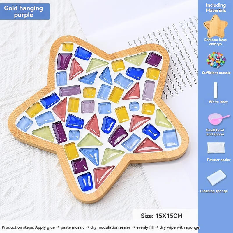 Creative Bamboo Coaster DIY Craft Package