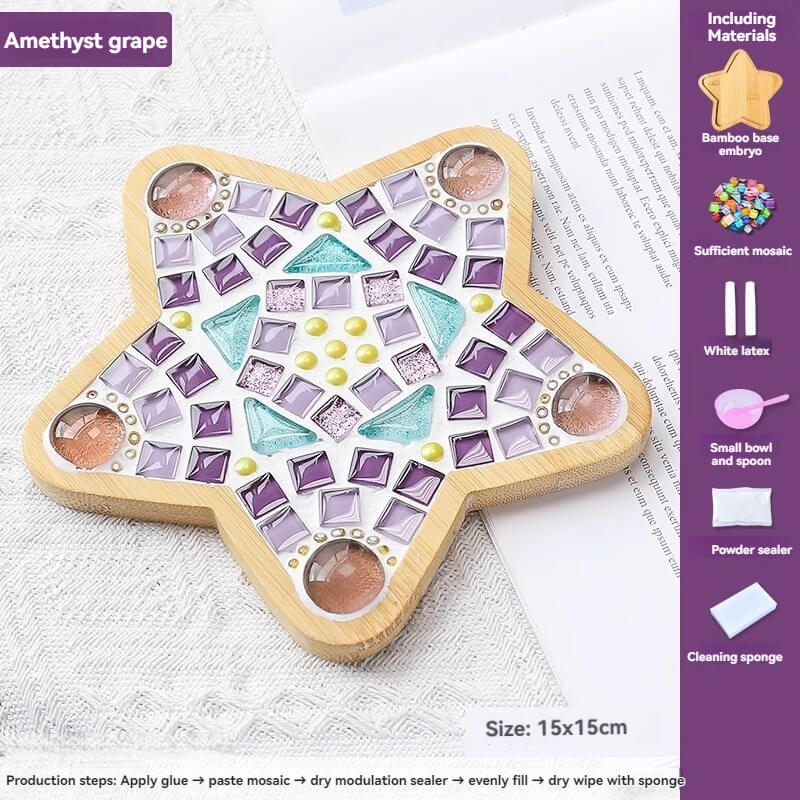 Creative Bamboo Coaster DIY Craft Package