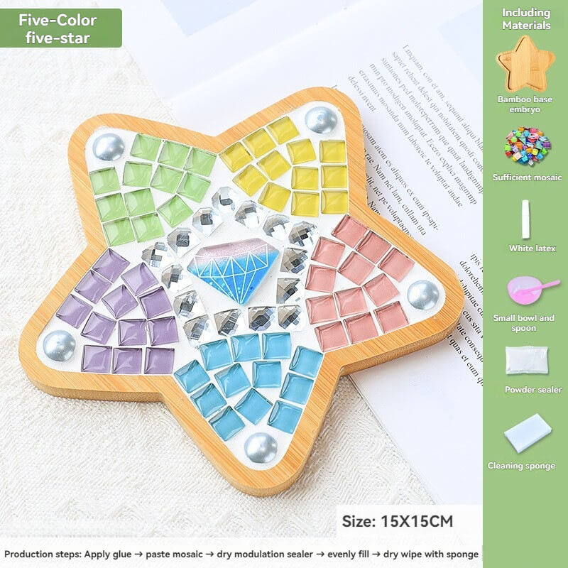 Creative Bamboo Coaster DIY Craft Package