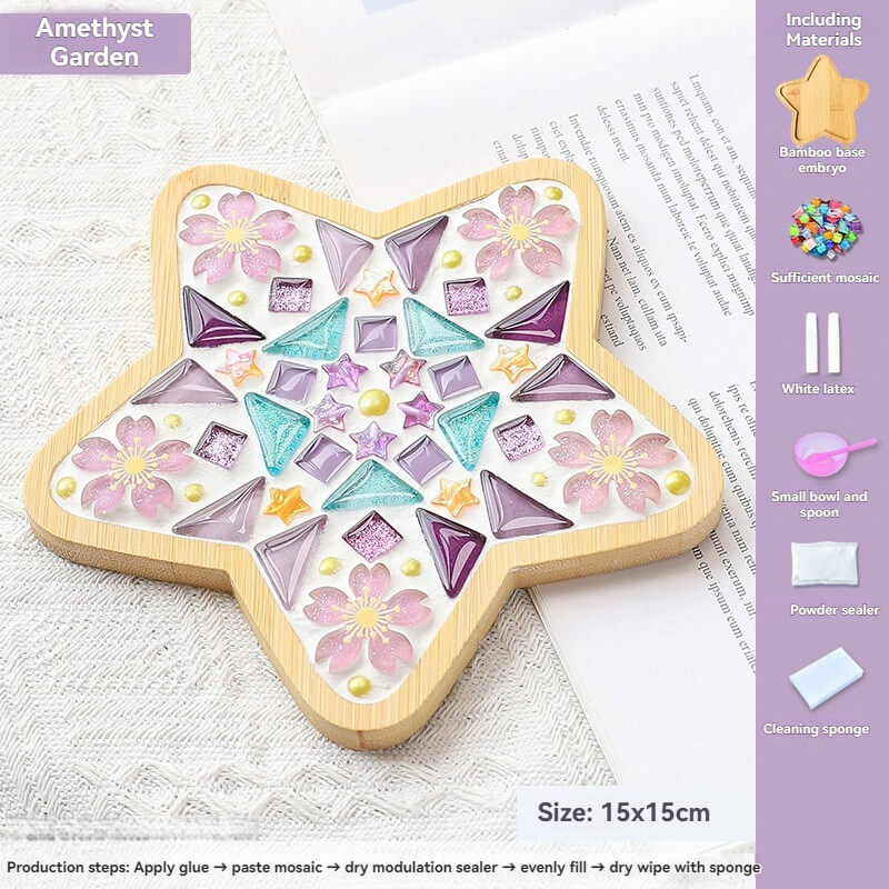 Creative Bamboo Coaster DIY Craft Package