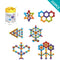 Montessori STEM Building Blocks - DIY Plum Flower Educational Toys for Toddlers 1-3 Years