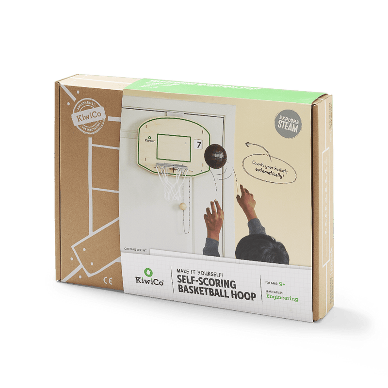 Self-Scoring Basketball Hoop