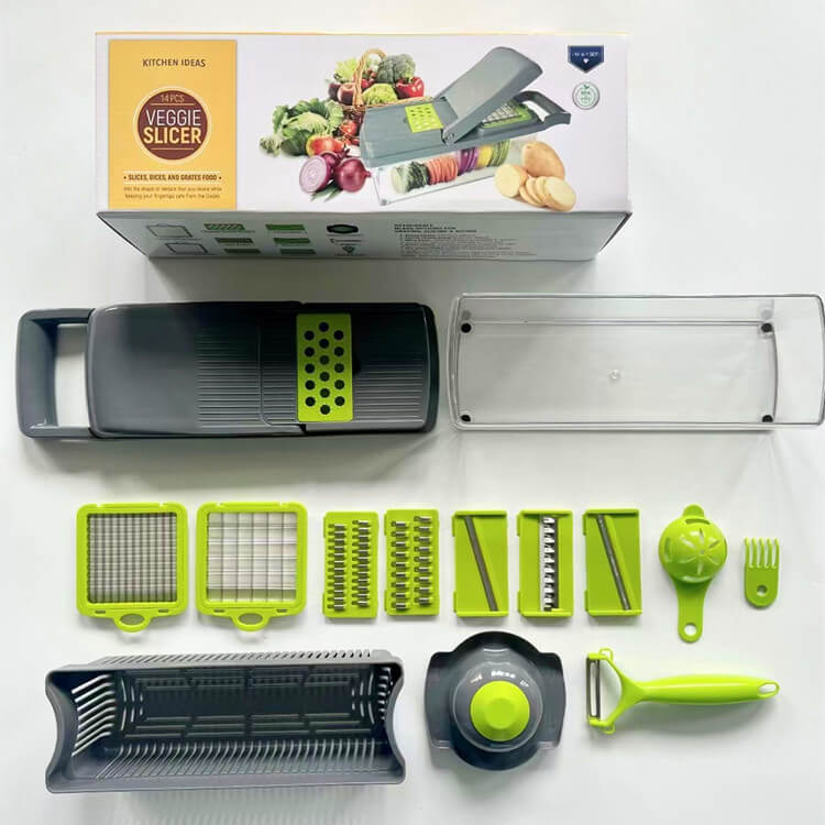 Multifunctional household vegetable cutter (set of 15)