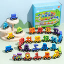 Magnetic Wooden Number Train - Educational Toy for Kids