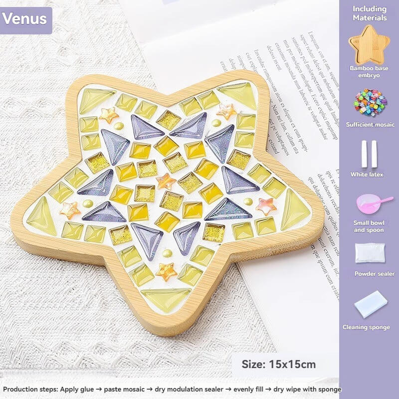 Creative Bamboo Coaster DIY Craft Package