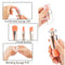 Makeup Brushes 5 In 1 Retractable Set, Foundation Brush | Eyebrow Brush| Lip Brush | Eyeshadow Brush,Multi-functional Makeup Brush For Travel & Home