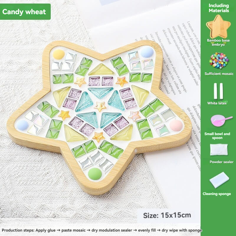 Creative Bamboo Coaster DIY Craft Package