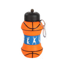 Creative Collapsible Water Bottle | Kids' Impact-Resistant Sports Flask | Silicone Soccer & Basketball Cycling Cup