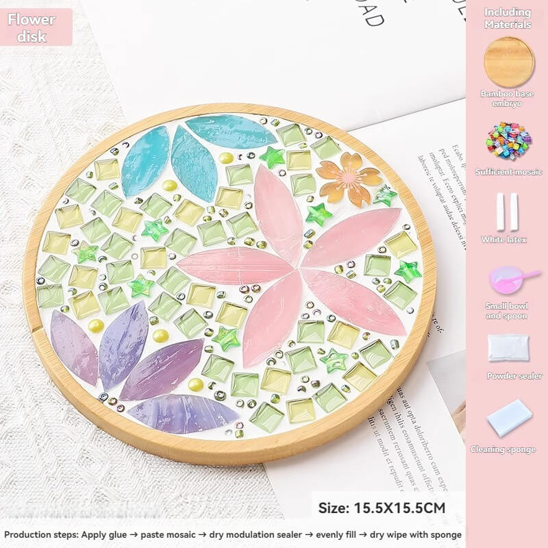 Creative Bamboo Coaster DIY Craft Package