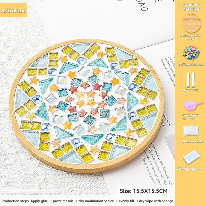Creative Bamboo Coaster DIY Craft Package