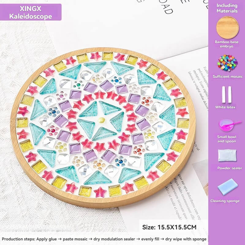 Creative Bamboo Coaster DIY Craft Package