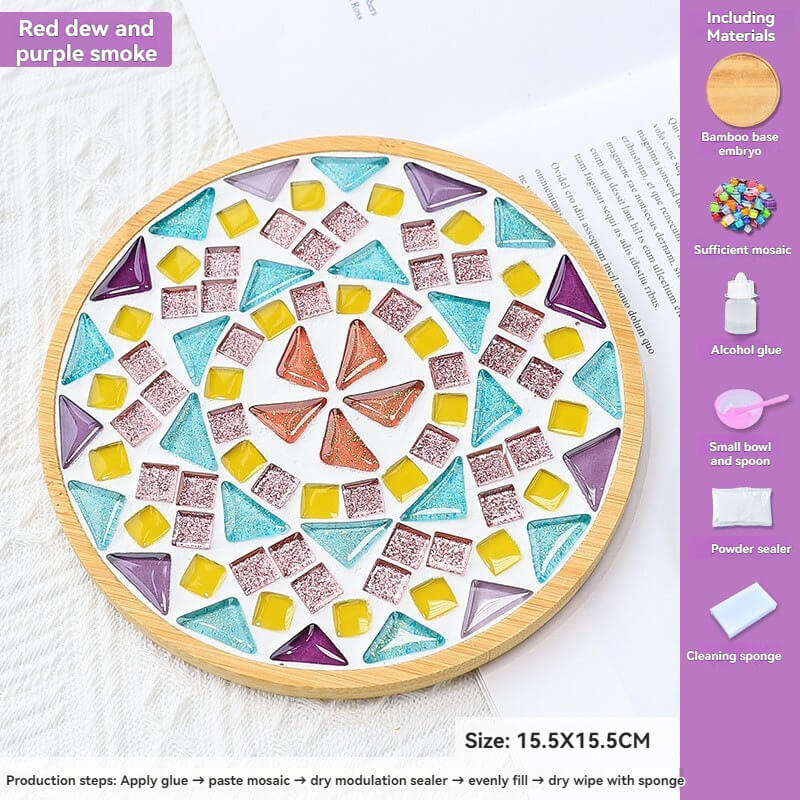 Creative Bamboo Coaster DIY Craft Package