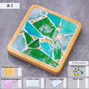 Creative Bamboo Mosaic DIY Coaster Craft Kit