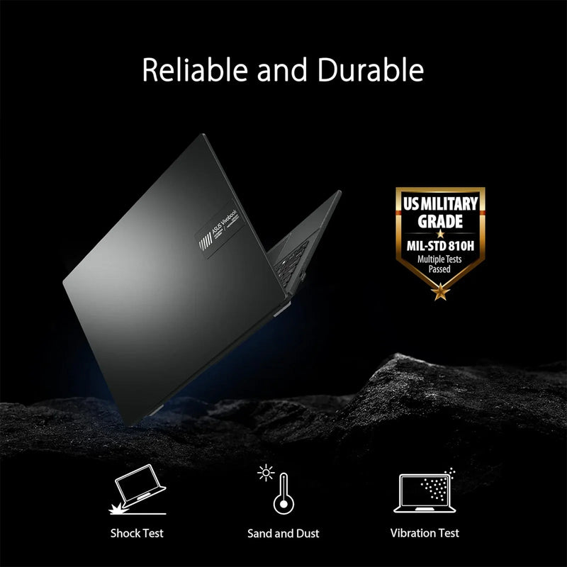 ASUS Vivobook Go 15.6" FHD Laptop, 2024 Newest Business Laptop, AMD Ryzen 3 7320U, 8GB RAM, 512GB SSD, 180° Lay-Flat, Black