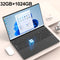 15.6" Inch Laptop 32GB RAM DDR4 2TB SSD ROM Windows 11 Pro Fingerprint Unlock Backlit Keyboard Portable Office Notebook