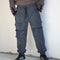 Holographic Men Reflective Rave Geometric Colorful Hip Hop Cargo Pants Casual Jogging Sweatpants Clothing