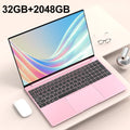 15.6" Inch Laptop 32GB RAM DDR4 2TB SSD ROM Windows 11 Pro Fingerprint Unlock Backlit Keyboard Portable Office Notebook