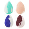 4pcs Makeup Sponge Powder Puff Beauty Cosmetic Ball Foundation Powder Puff Dry Wet Combined Water Droplets Make Up Tools
