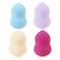 4pcs Makeup Sponge Powder Puff Beauty Cosmetic Ball Foundation Powder Puff Dry Wet Combined Water Droplets Make Up Tools