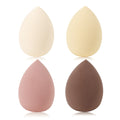 4pcs Makeup Sponge Powder Puff Beauty Cosmetic Ball Foundation Powder Puff Dry Wet Combined Water Droplets Make Up Tools
