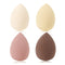 4pcs Makeup Sponge Powder Puff Beauty Cosmetic Ball Foundation Powder Puff Dry Wet Combined Water Droplets Make Up Tools