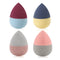 4pcs Makeup Sponge Powder Puff Beauty Cosmetic Ball Foundation Powder Puff Dry Wet Combined Water Droplets Make Up Tools