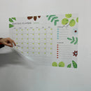 Attractive Reusable Monthly Planner Organizer Dry-Erase Whiteboard Wet/Dry Magnetic Glass Metal Wood Pet Board