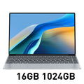 New 14.1" Ultra Slim Laptop 16GB RAM 2TB SSD Intel N3700 Notebook Gamer 1920*1080 Display Office Study Computer PC Windows 11