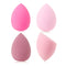 4pcs Makeup Sponge Powder Puff Beauty Cosmetic Ball Foundation Powder Puff Dry Wet Combined Water Droplets Make Up Tools