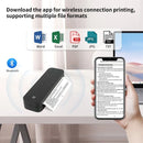 Inkless Portable A4 Thermal Printer Bluetooth PDF Excel Word Document Printing Machine Paper Roll For Office Work Home School