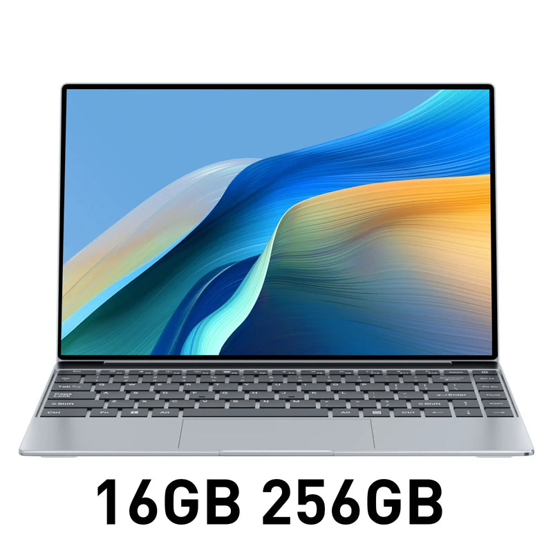 New 14.1" Ultra Slim Laptop 16GB RAM 2TB SSD Intel N3700 Notebook Gamer 1920*1080 Display Office Study Computer PC Windows 11