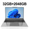 Ultra Slim 15.6"Laptop 32GB RAM 2048GB SSD Intel Core i7-6500U Notebook Windows 11 Gamer 1920*1080 Display Office Study Computer