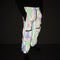 Holographic Men Reflective Rave Geometric Colorful Hip Hop Cargo Pants Casual Jogging Sweatpants Clothing