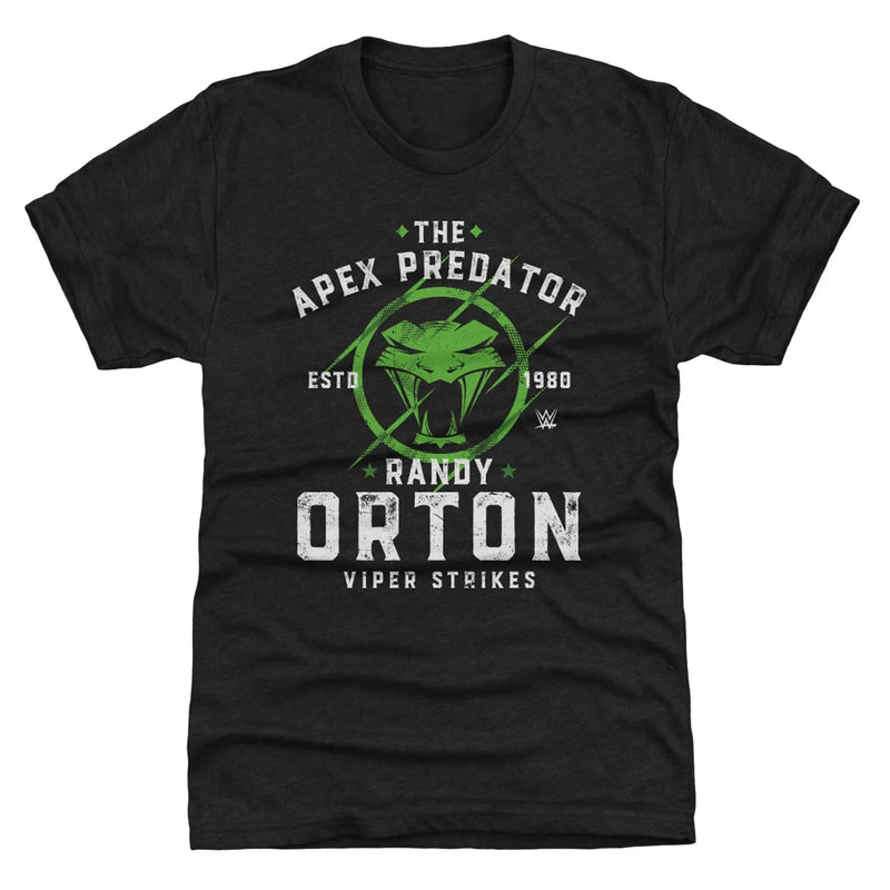 Men's Black Randy Orton Viper Bite T-Shirt Summer Short Sleeve Women Tee Shirts 2025 New Sports Children Clothes Tops