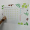 Attractive Reusable Monthly Planner Organizer Dry-Erase Whiteboard Wet/Dry Magnetic Glass Metal Wood Pet Board