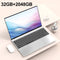 15.6" Inch Laptop 32GB RAM DDR4 2TB SSD ROM Windows 11 Pro Fingerprint Unlock Backlit Keyboard Portable Office Notebook