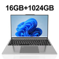 Ultra Slim 15.6"Laptop 32GB RAM 2048GB SSD Intel Core i7-6500U Notebook Windows 11 Gamer 1920*1080 Display Office Study Computer