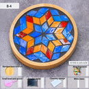 Creative Bamboo Mosaic DIY Coaster Craft Kit