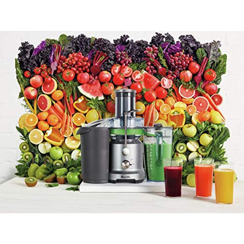 Breville Juice Fountain Cold Juicer. Silver. BJE430SIL
