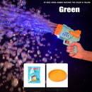 Bubble Gun Kids Toys Electric Automatic Soap Rocket Bubbles Machine Outdoor Wedding Party Toy LED Light Children Birthday Gifts