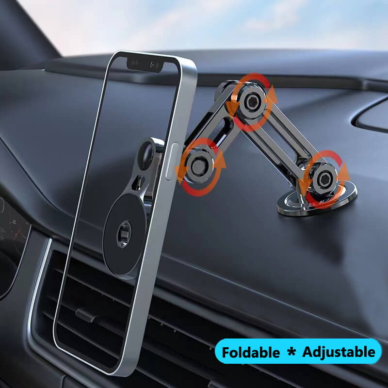 Universal magnetic car mount - safe, portable, and compatible with multiple car models