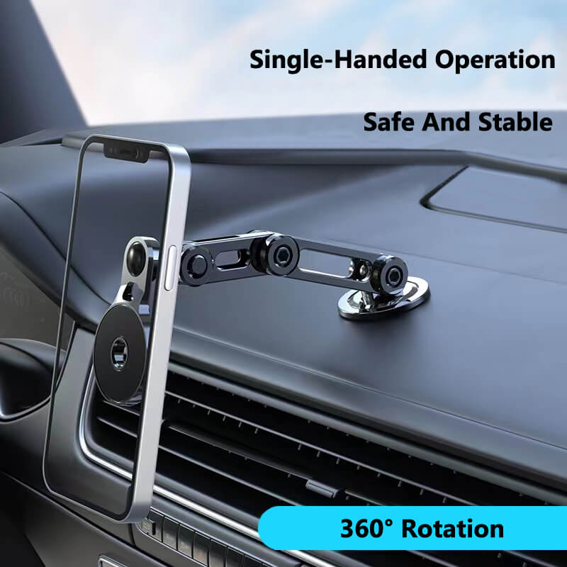 Universal magnetic car mount - safe, portable, and compatible with multiple car models