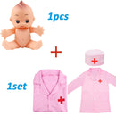 Doctor Set For Kids Pretend Play Girls Role-playing Games Hospital Accessorie Medical Kit Nurse Tools Bag Toys For Children Gift
