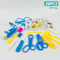 Doctor Set For Kids Pretend Play Girls Role-playing Games Hospital Accessorie Medical Kit Nurse Tools Bag Toys For Children Gift