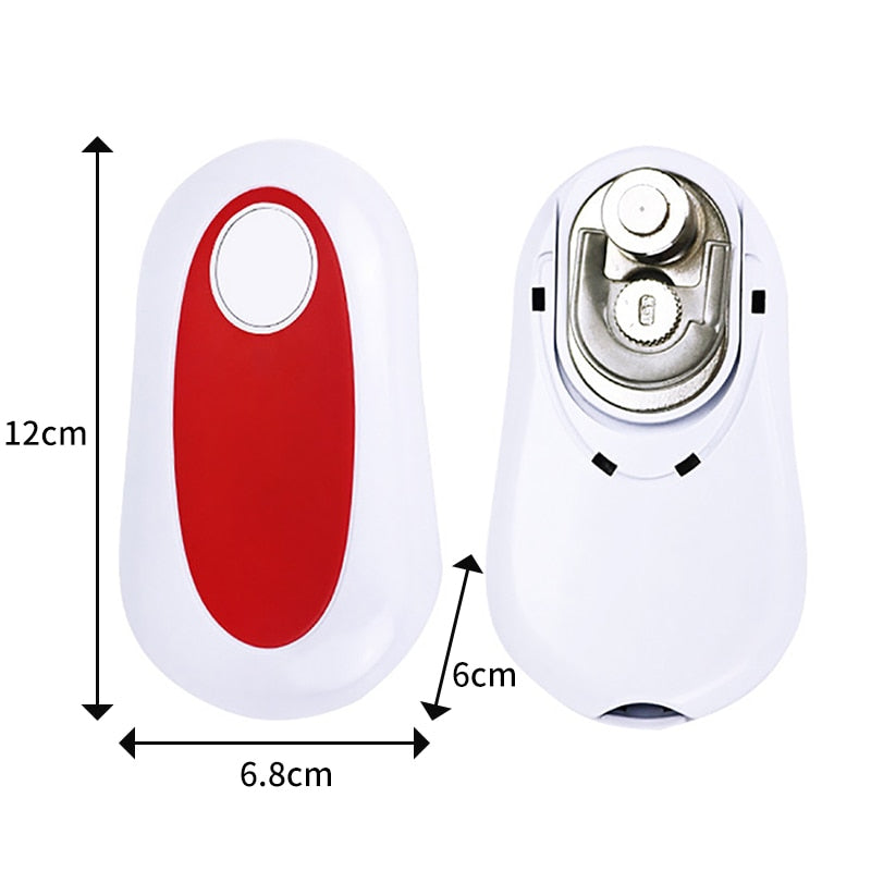 Electric Can Opener One Touch Smooth Edges Easy To Open Automatic Safety High Power Opener Can For Restaurant Kitchen Gadgets