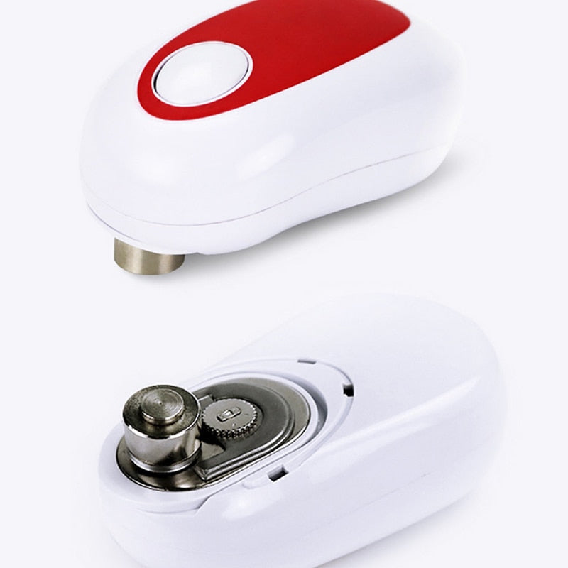 Electric Can Opener One Touch Smooth Edges Easy To Open Automatic Safety High Power Opener Can For Restaurant Kitchen Gadgets