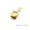 Leather Edge Tool Sets Soldering Iron Tips Lineer Edging Creaser Brass Head for Leather Craft DIY Creasing and Seal Polishing