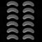 12/27/24pcs Thin Face Stickers EVA Anti-Wrinkle Anti-aging Patches Forehead Chin Neck Lift Tapes Beauty Skin Lift Up Unisex