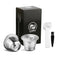 Food-Grade Stainless Steel Reusable Capsule Coffee Compatible For Nespresso Coffee Machine Original Line With Dosing Ring