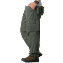 Men's Spring Cargo Pants Casual Multi Pockets Tactical Pants Male Outwear Loose Straight slacks Long Trousers Plus size 44